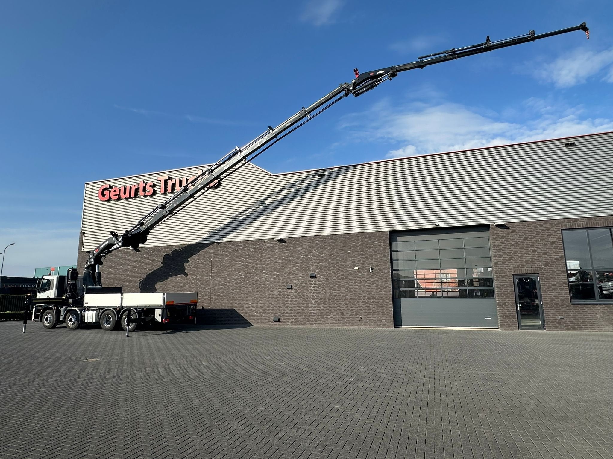 Iveco X-Way 460 8X2 HIAB 858E-7 +JIB 175X-5 KRAANWAGEN GRUA/, Auto's, 460 pk, Euro 6, Iveco, Wit