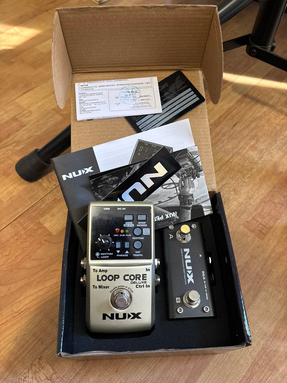 NUX loop core Deluxe, Ophalen of Verzenden, Zo goed als nieuw