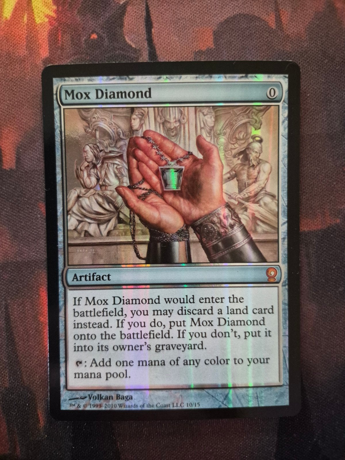 Mox diamond MTG, Ophalen, Zo goed als nieuw, Foil