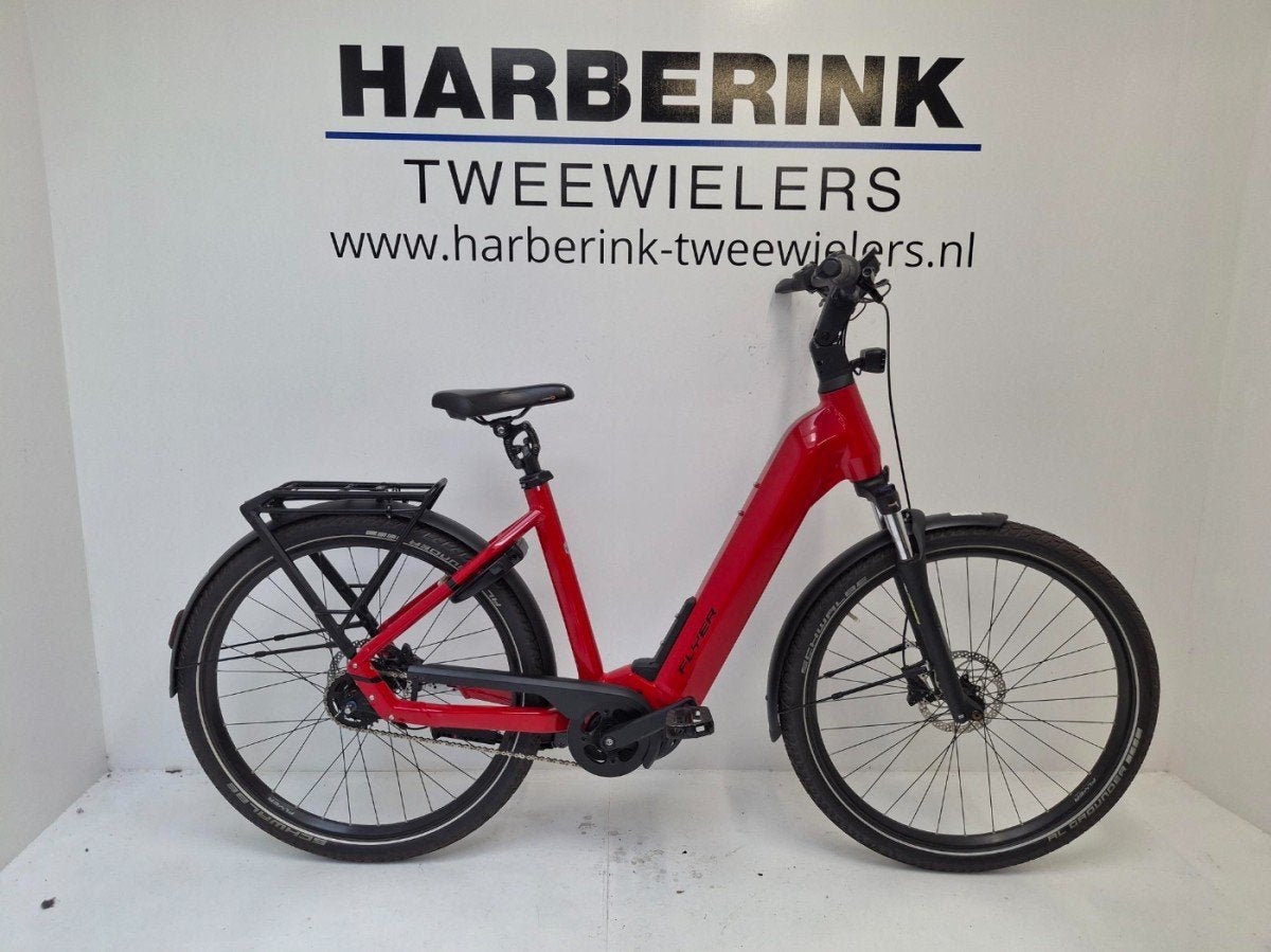 Flyer Upstreet 5.40 Lage instap Mercury Red Gloss 50cm M, Gebruikt, -, -, 47 tot 51 cm