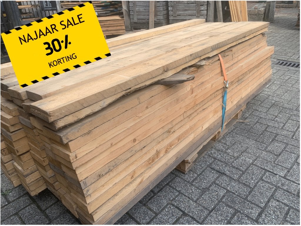 PALLET AANBIEDING 85 st Gebruikte Vuren Balken, Ophalen of Verzenden, Gebruikt, 180 tot 250 cm, Balken