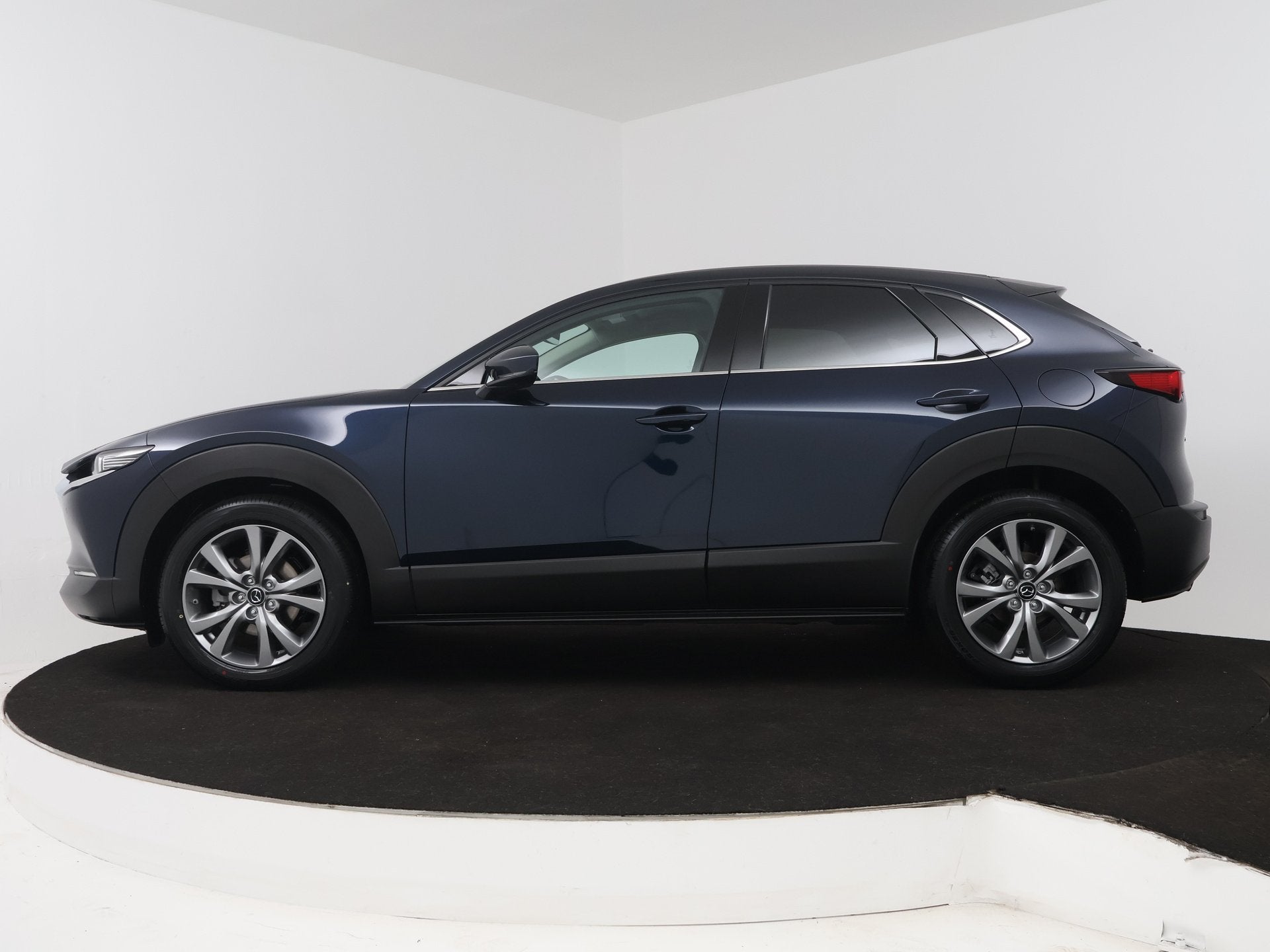 Mazda CX-30 2.5 e-SkyActiv-G M Hybrid Exc-l Bns Edition auto, Auto's, Mazda, 12 maanden, 4 cilinders, Blauw, Automatische klimaatregeling