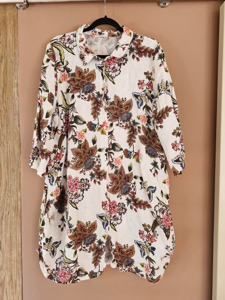 Tuniek Parika linnen, Kleding | Dames, Grote Maten, Ophalen of Verzenden, Zo goed als nieuw, Blouse of Tuniek