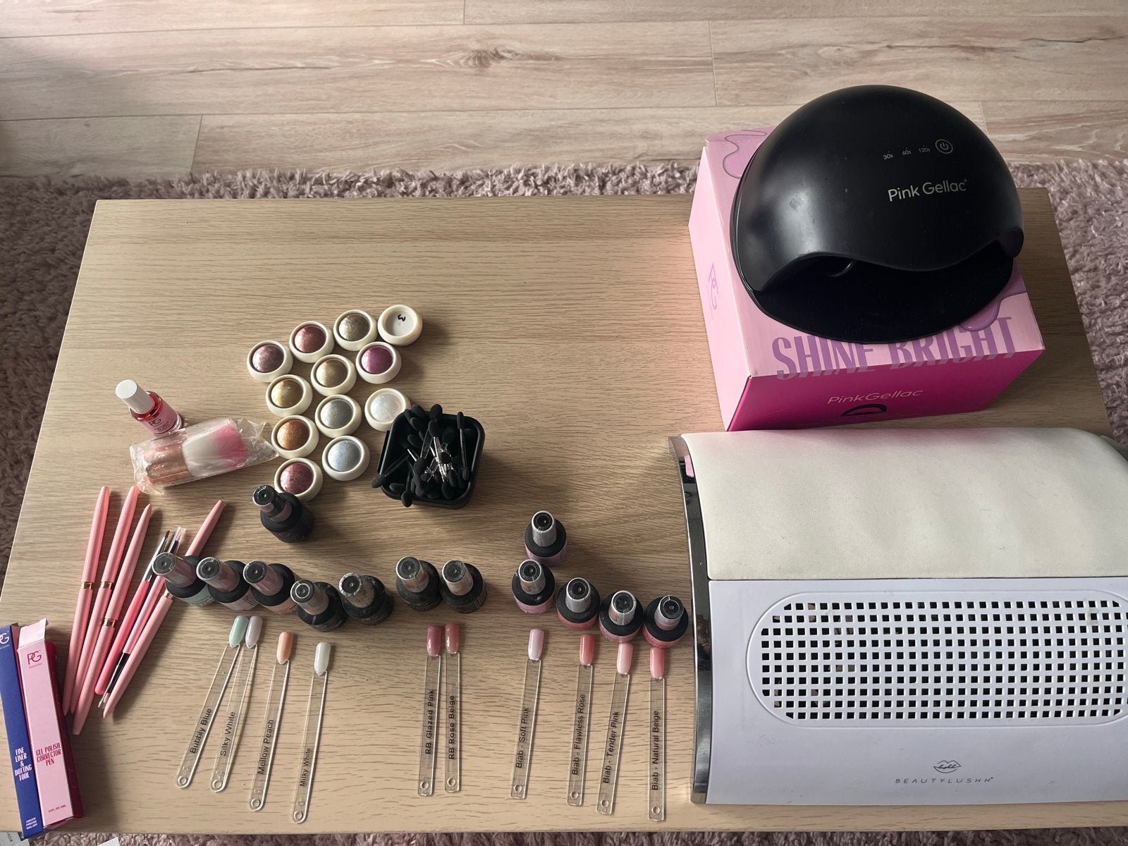 Pink Gellac UV Lamp, Beauty lush afzuiger en Accessoires, Ophalen, Zo goed als nieuw, Overige typen