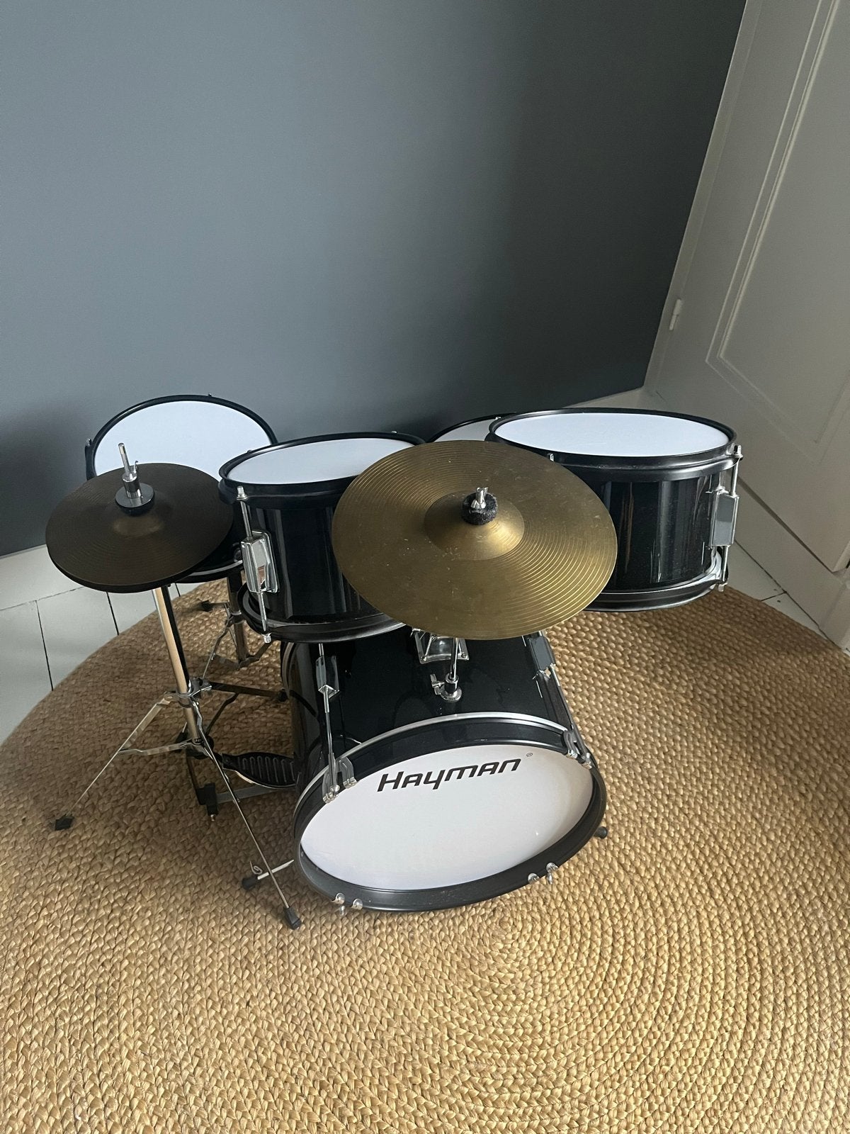 Kinderdrumstel Hayman - Gebruikt, Muziek en Instrumenten, Ophalen, Gebruikt, Overige merken
