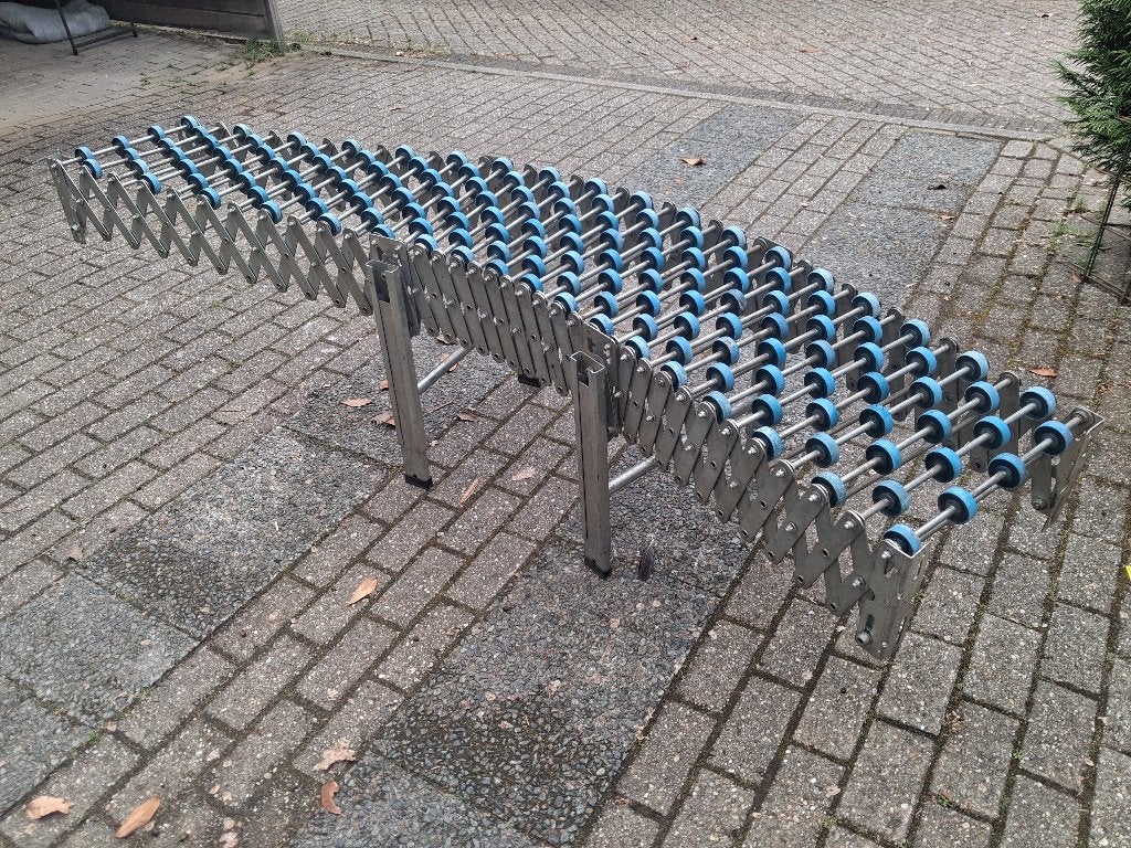 Rollenbaan flexibel uittrekbaar, Ophalen, Gebruikt