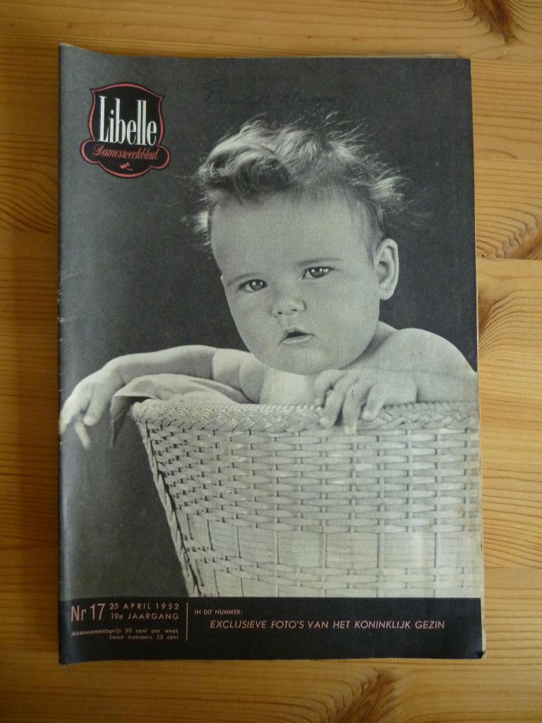 Vintage Libelle tijdschrift april 1952 no. 17, Ophalen of Verzenden, Gelezen, Damesbladen