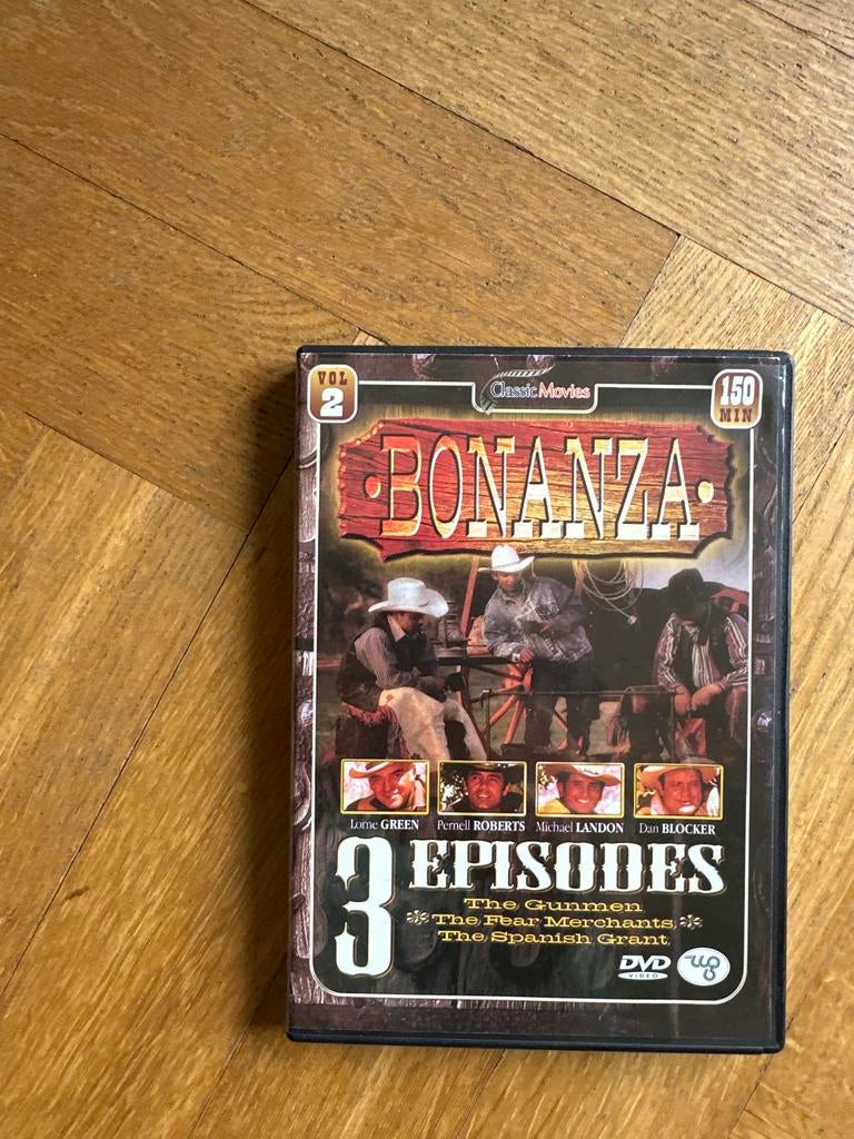 Bonanza Vol. 2 DVD - 3 afleveringen, Vanaf 9 jaar, Ophalen of Verzenden, Gebruikt, Historisch of Kostuumdrama