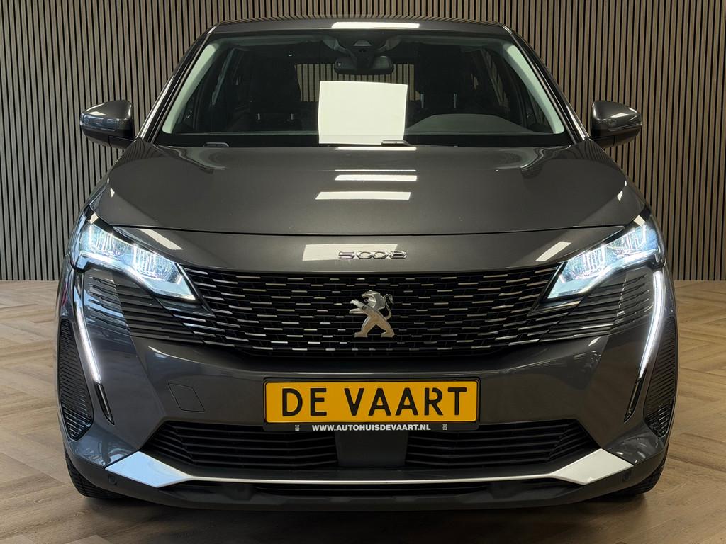 Peugeot 5008 1.2 PureTech 7 Pers AUT NAVIGATIE CAMERA APPLE, Stof, Gebruikt, 1199 cc, Met garantie (alle)