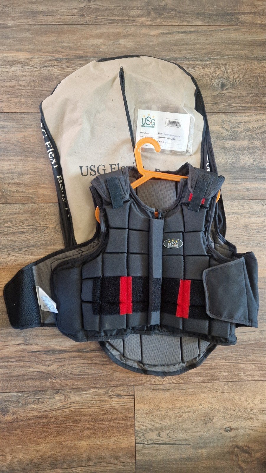 Bordyprotector USG - Child XL (152) tot VOLW. M verstelbaar, Dieren en Toebehoren, Ophalen of Verzenden, Zo goed als nieuw, Springen