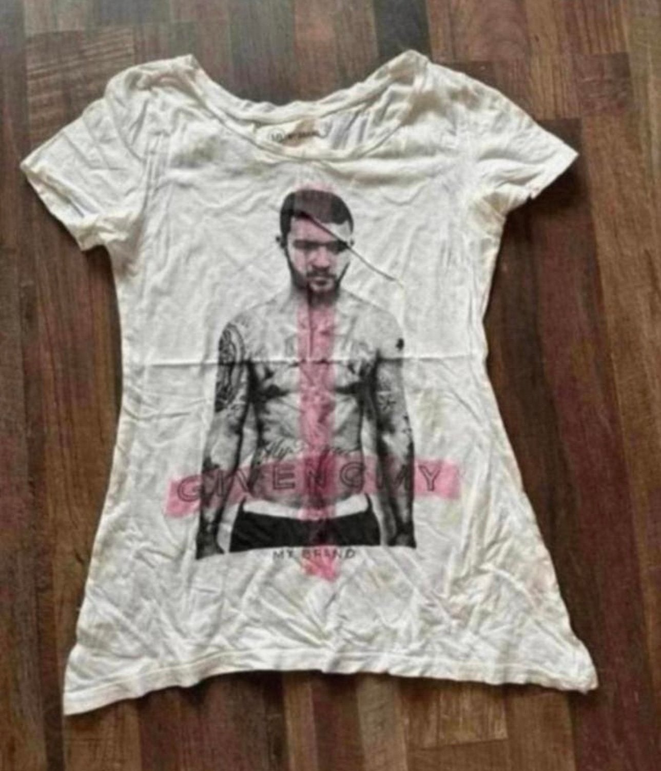 T-shirt met justin timberlake van my brand, maat s, Ophalen of Verzenden, Zo goed als nieuw, Korte mouw