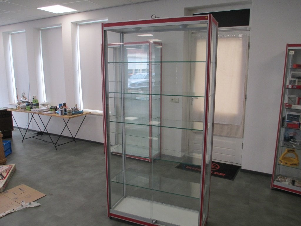 Vitrinekast 40x100x200 Siletsy FX Serie ledverlichting, Huis en Inrichting, Ophalen, 50 tot 100 cm, Zo goed als nieuw, Metaal