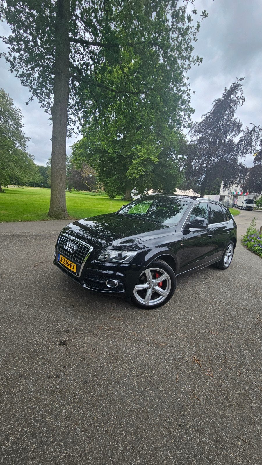 Audi Q5 2.0 TFSI Quattro S-Line | Audi Exclusive | 300 PK, Automaat, 1730 kg, Zwart, 4 cilinders