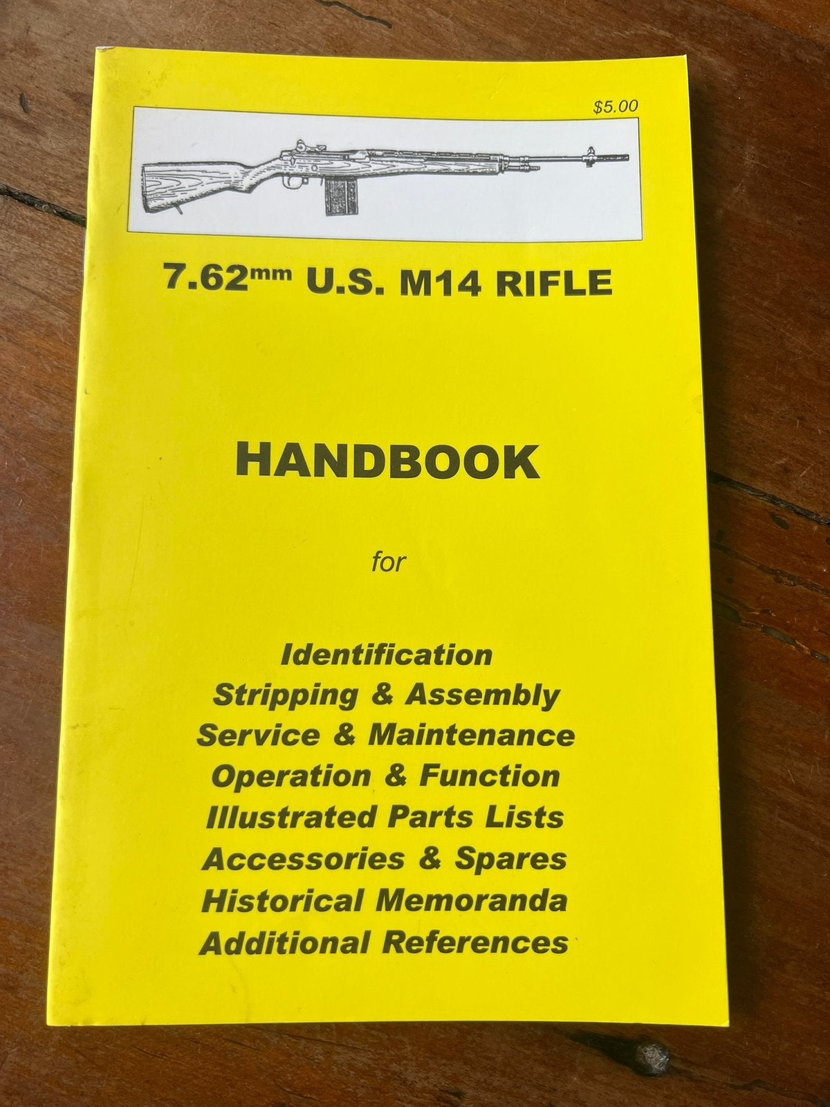 Amerikaans voorschrift onderhoud M14 geweer 7.62 mm boek, Verzamelen, Militaria | Algemeen, Amerika, Verzenden, Boek of Tijdschrift