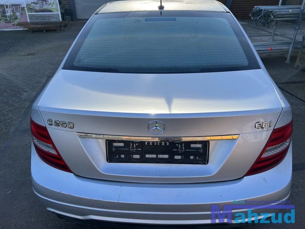 MERCEDES C KLASSE W204 zilver 775 achterklep 2011-2013, Gebruikt, Mercedes-Benz AG, Deur, Mercedes-Benz