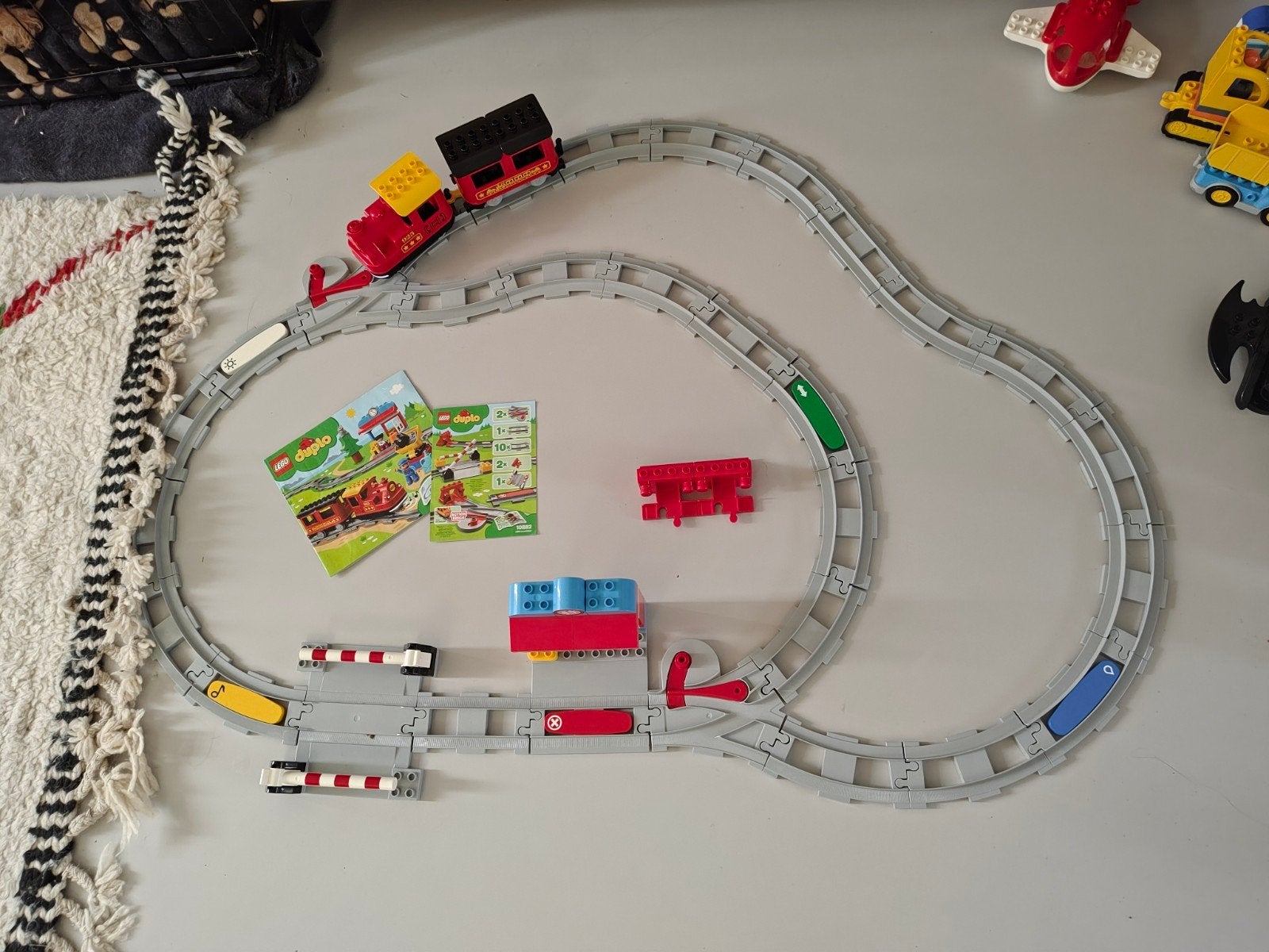 Grote Duplo collectie met zelfrijdende stoomtrein