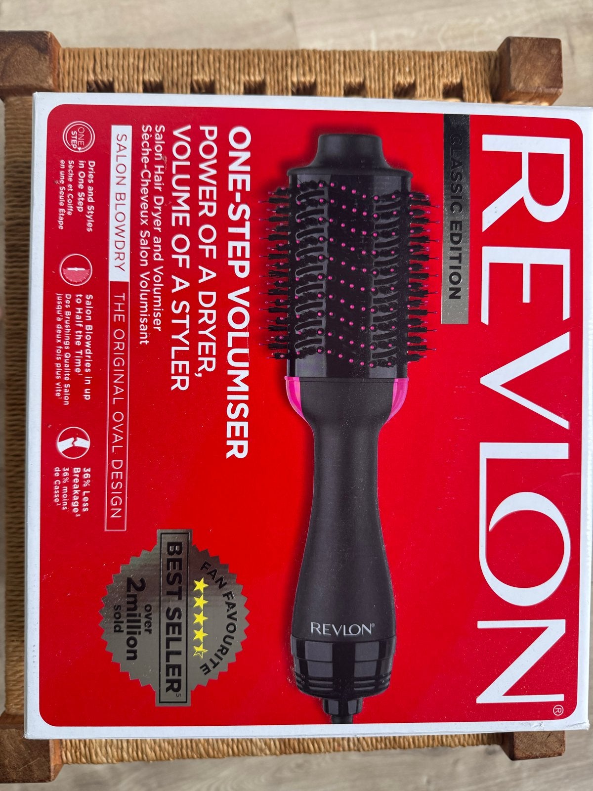 Revlon One-Step Volumiser Föhnborstel - Nieuwstaat, Ophalen of Verzenden, Zo goed als nieuw, Haarverzorging