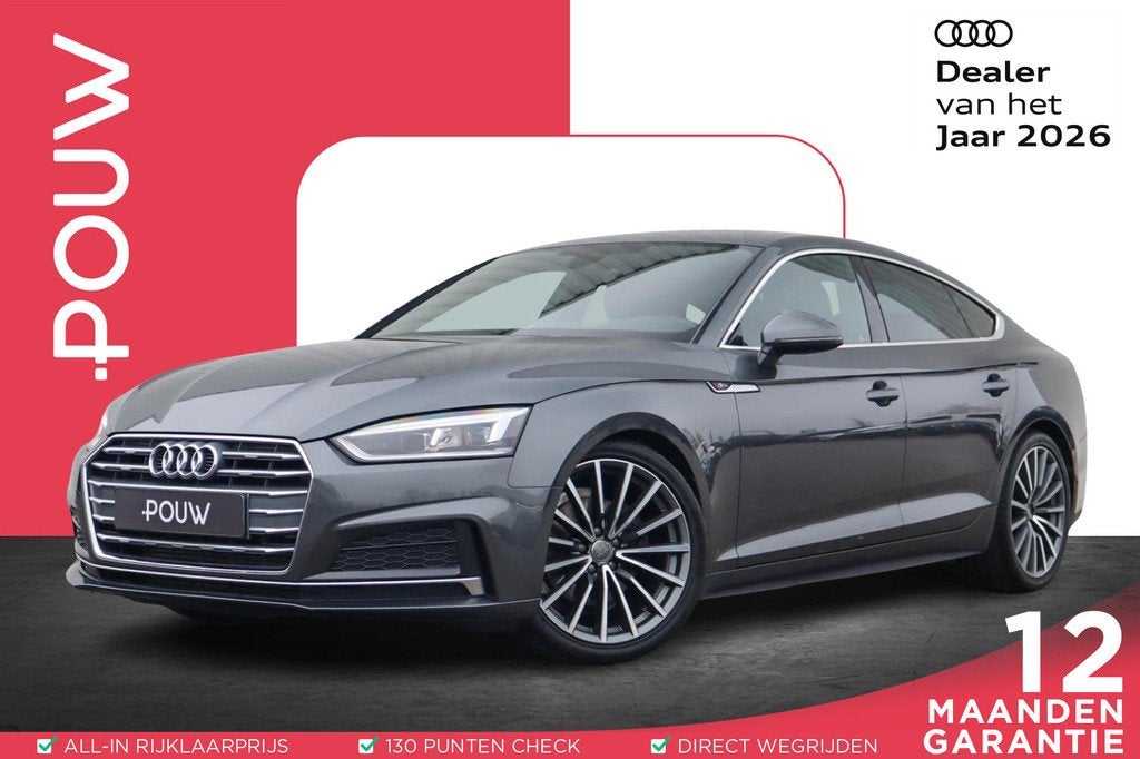 Audi A5 Sportback 35 TFSI 150pk S-tronic Sport S-line Editio, Auto's, Audi, 12 maanden, Gebruikt, 4 cilinders, Leder en Stof
