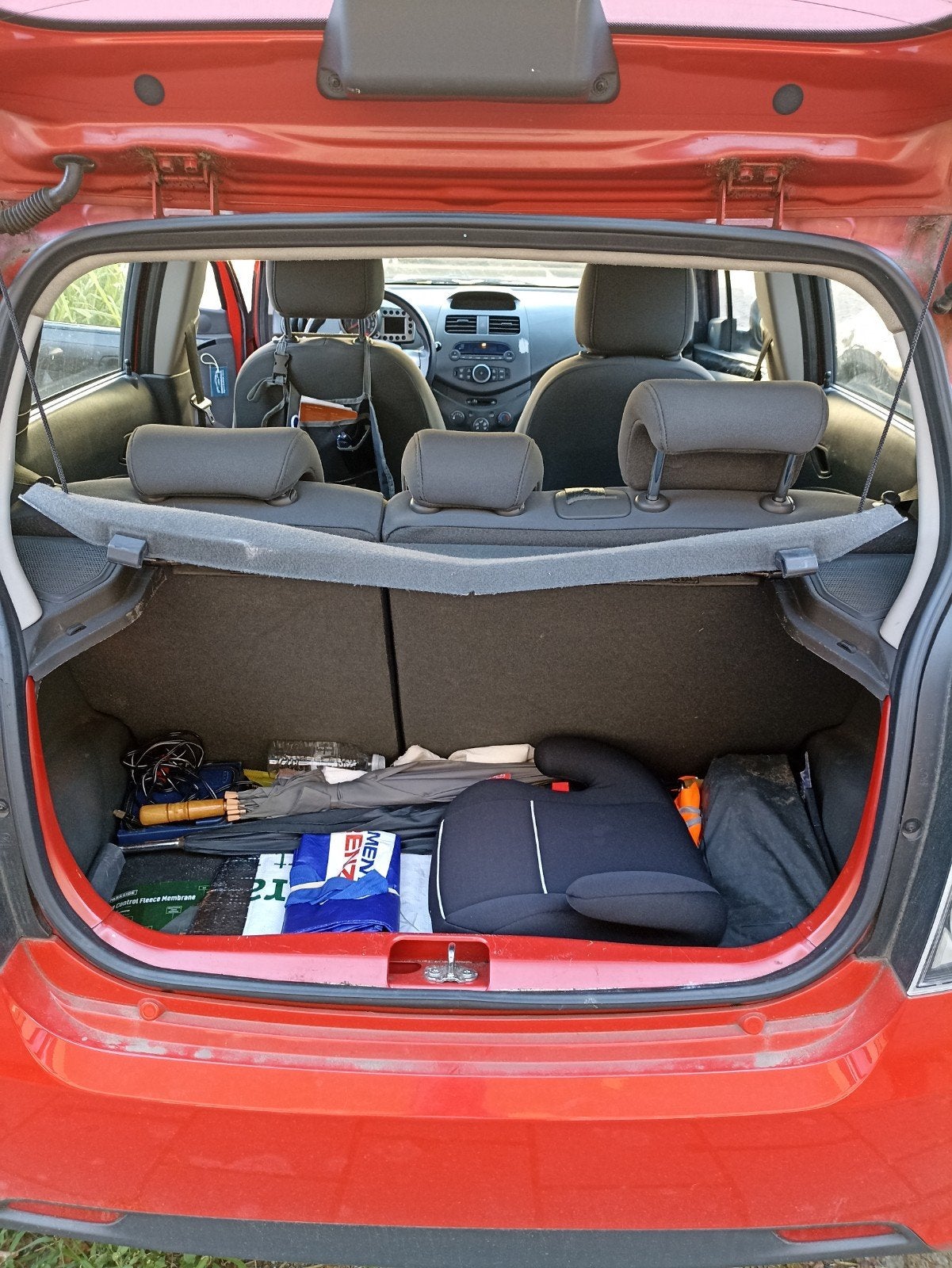 Chevrolet Spark 1.0 Bifuel 2012 Rood, Auto's, Chevrolet, 15 km/l, 37 €/maand, 4 cilinders, Origineel Nederlands