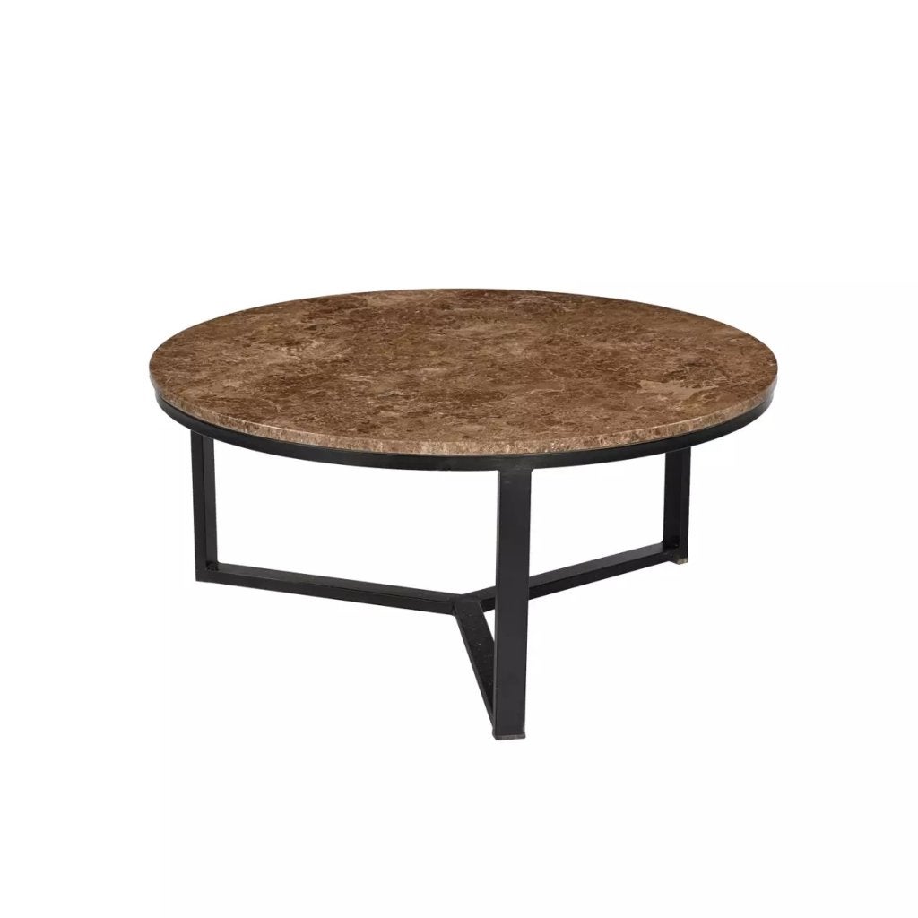 Salontafel Brix Senna Emperador 80cm, Ophalen, 50 tot 100 cm, Maxi Living, City Plaza 67, 3431 HA Nieuwegein