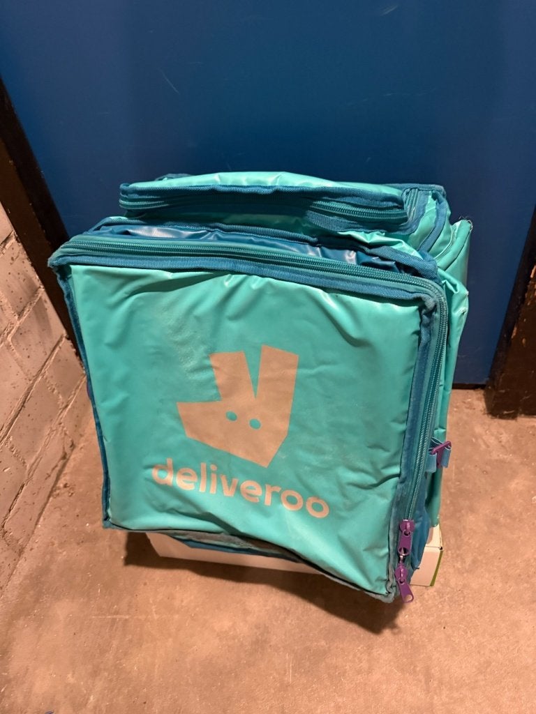 Deliveroo thermische bezorgtas rugzak groot model, Ophalen of Verzenden, Gebruikt, Overige merken