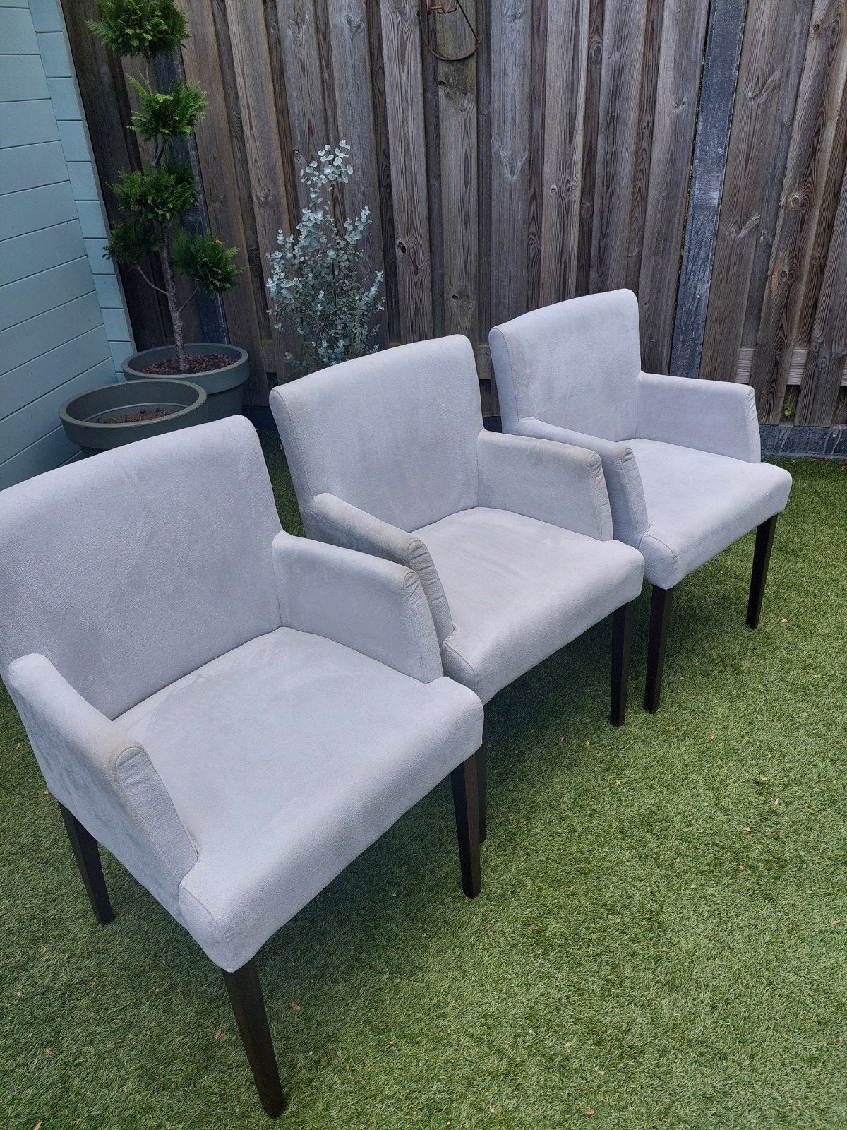 Mobitec stoelen - Gratis afhalen!, Ophalen, Gebruikt, Drie, Grijs