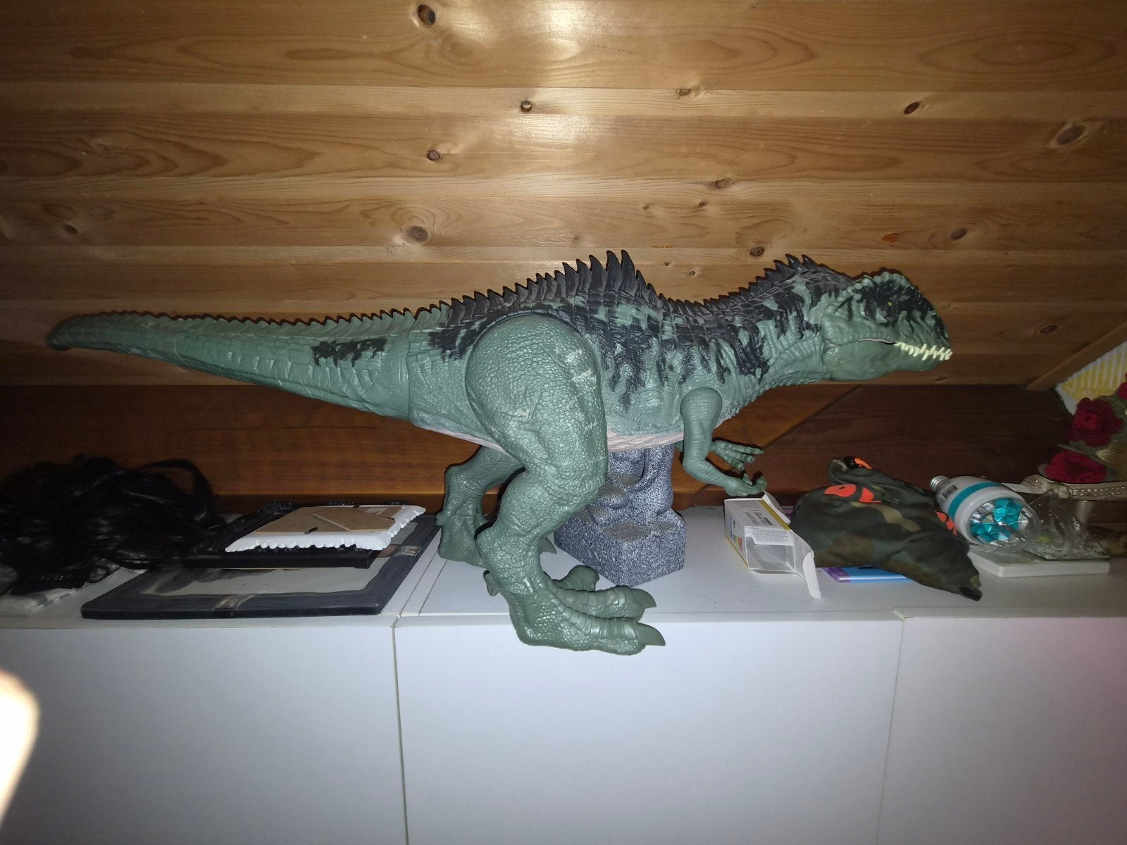 Grote Jurassic World collosal Giganotosaurus dinosaurus figu, Ophalen, Zo goed als nieuw