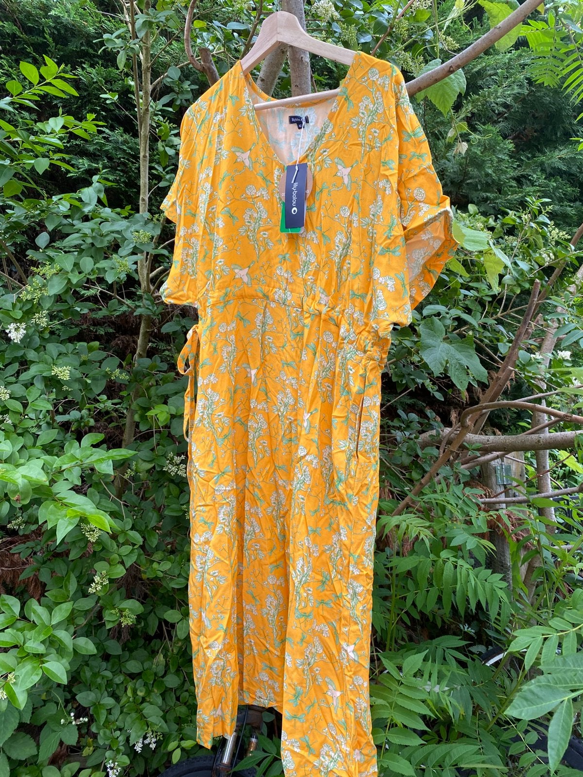 Mooie jurk Lily Balou mt 42, Geel, Maat 42/44 (L), Nieuw, Ophalen of Verzenden