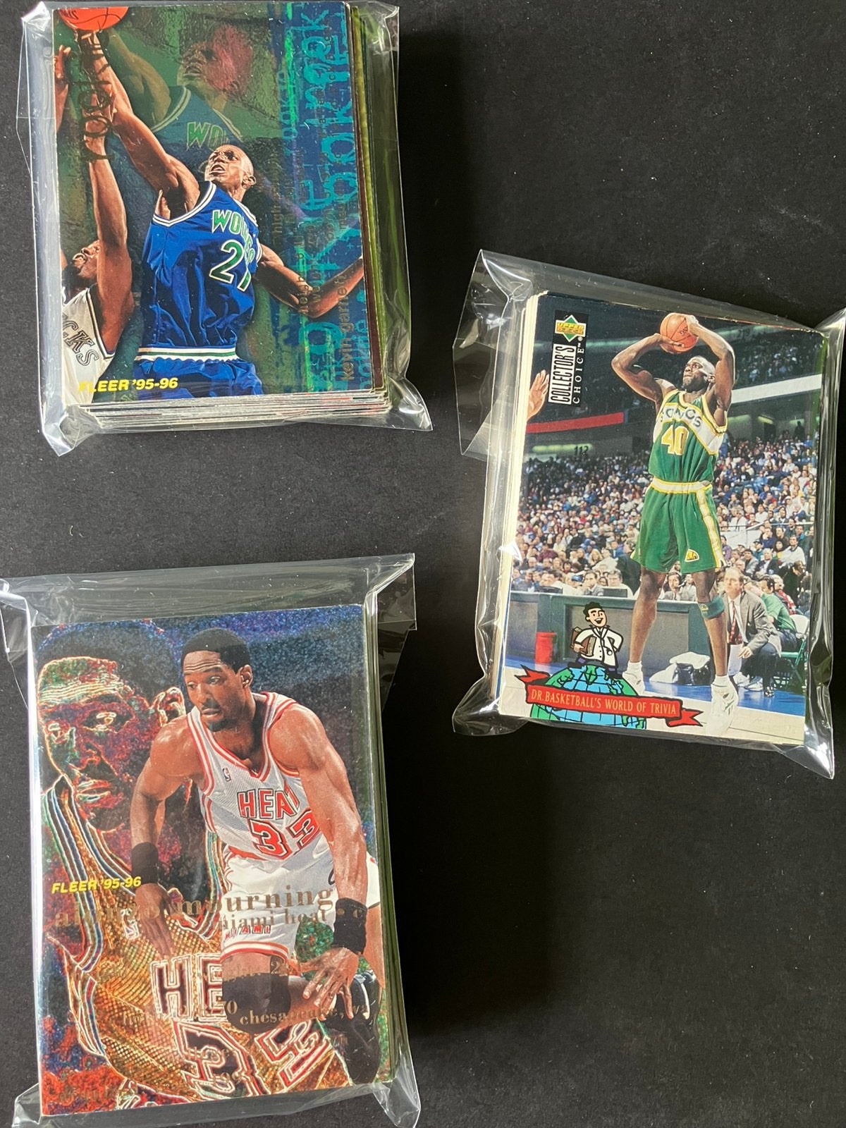 NBA trading cards (1995/1996), ca. 125 stuks, Ophalen of Verzenden, Gebruikt, Meerdere plaatjes