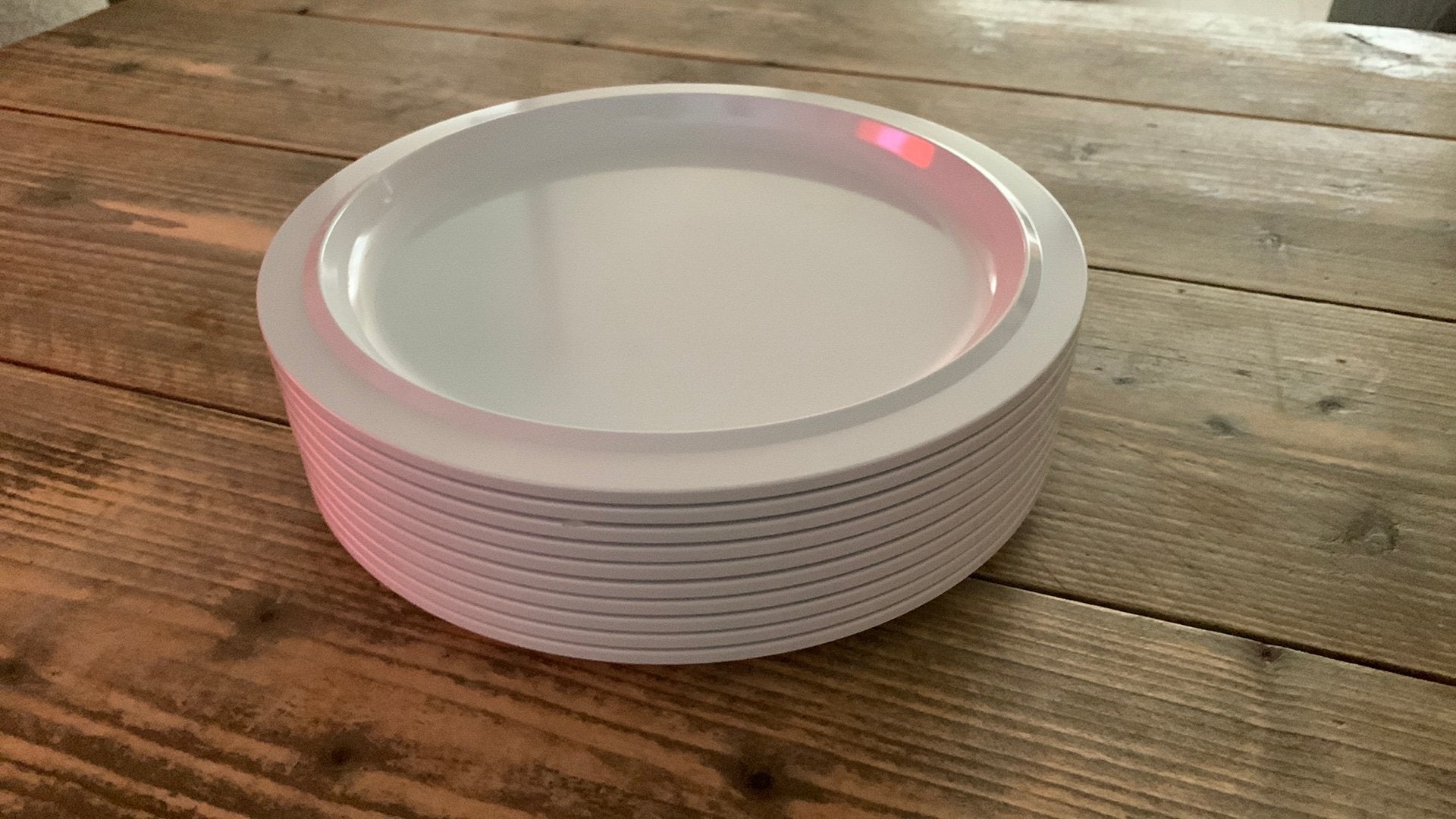 Maple Rosti Melamine Borden, Wit, Overige typen, Nieuw, Stapelbaar