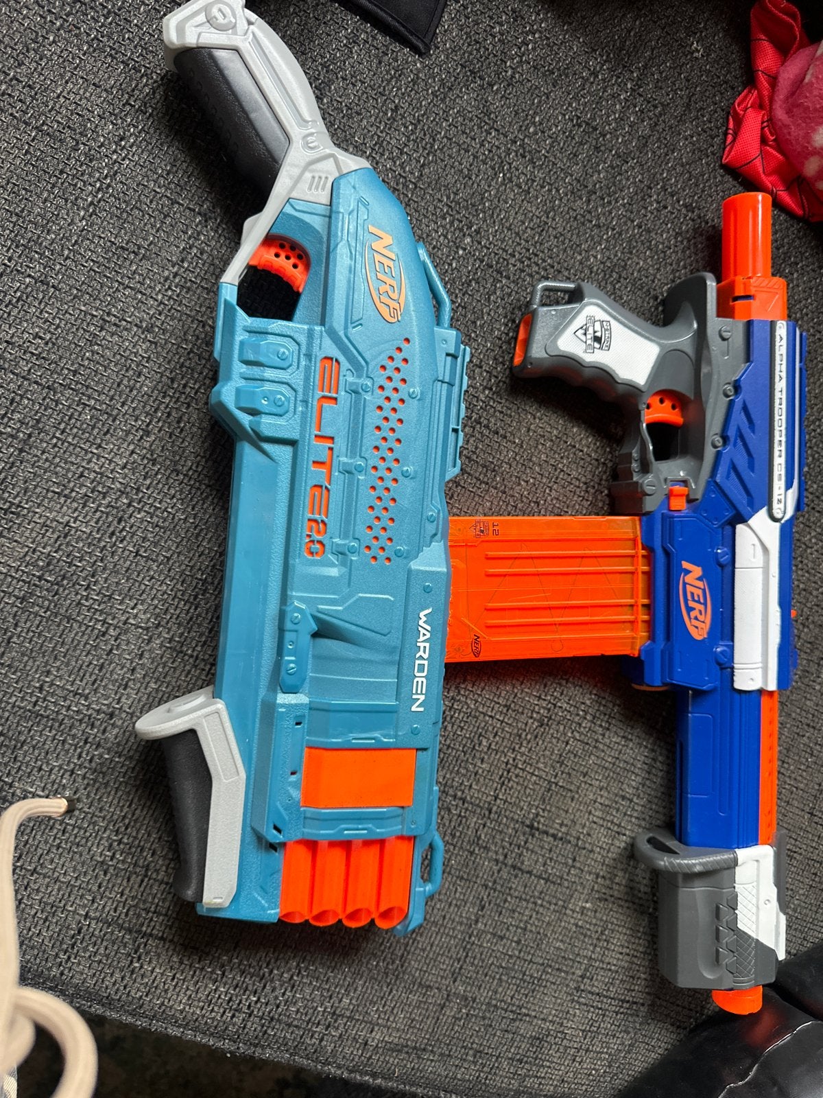 Nerf Elite 2.0 Warden en Alpha Trooper CS-18 Blasters, Ophalen, Gebruikt, Jongen of Meisje