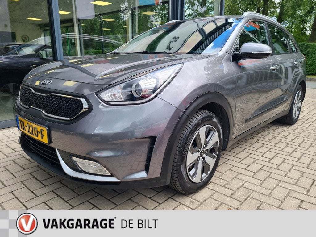 Kia Niro 1.6 GDi DynamicLine Trekhaak, Auto's, Gebruikt, Euro 6, Leder en Stof, SUV of Terreinwagen