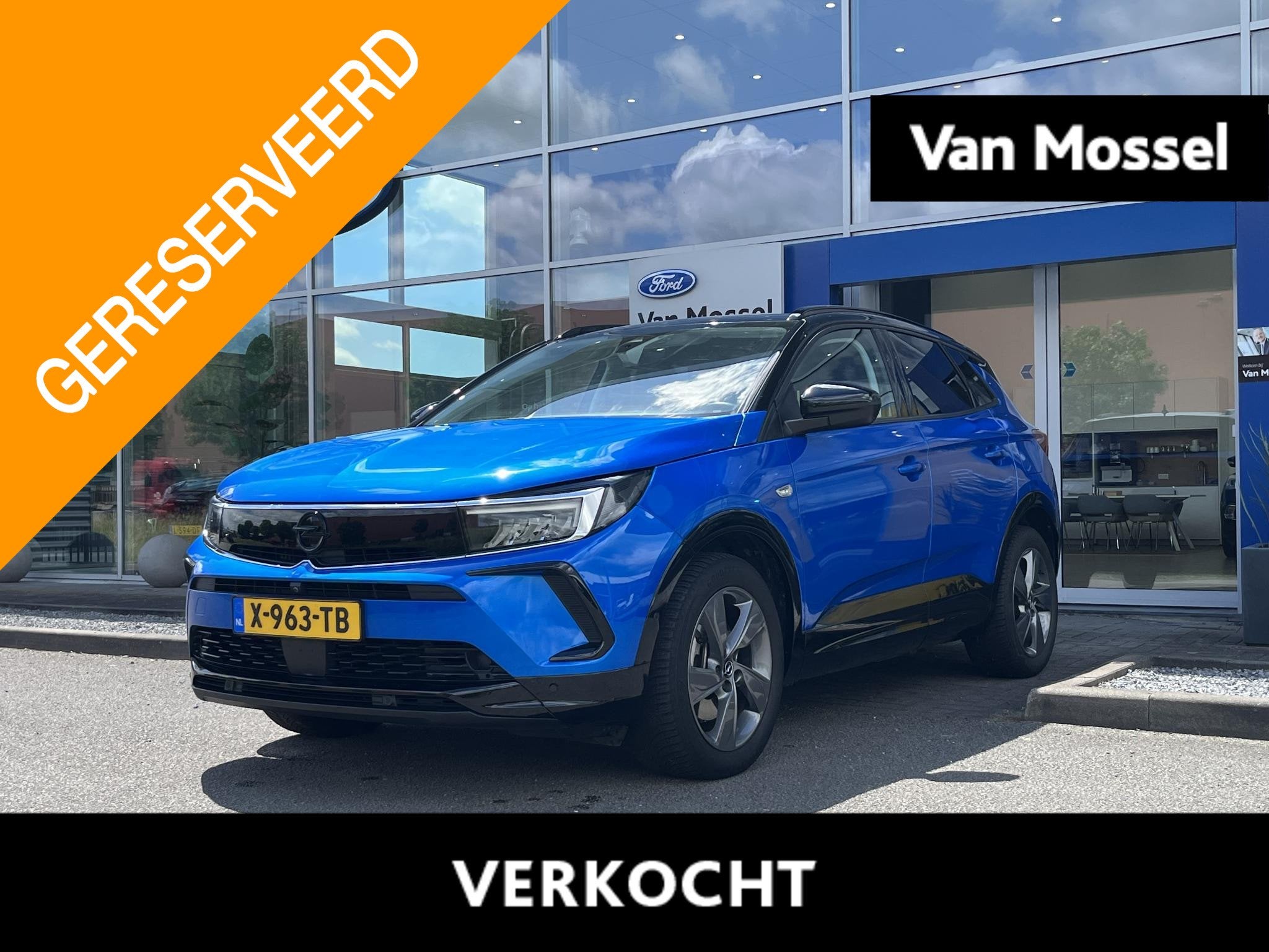 Opel Grandland 1.6 Turbo Plug-In Hybrid GS | Climate Control, Auto's, Opel, 12 maanden, Euro 6, 4 cilinders, Blauw