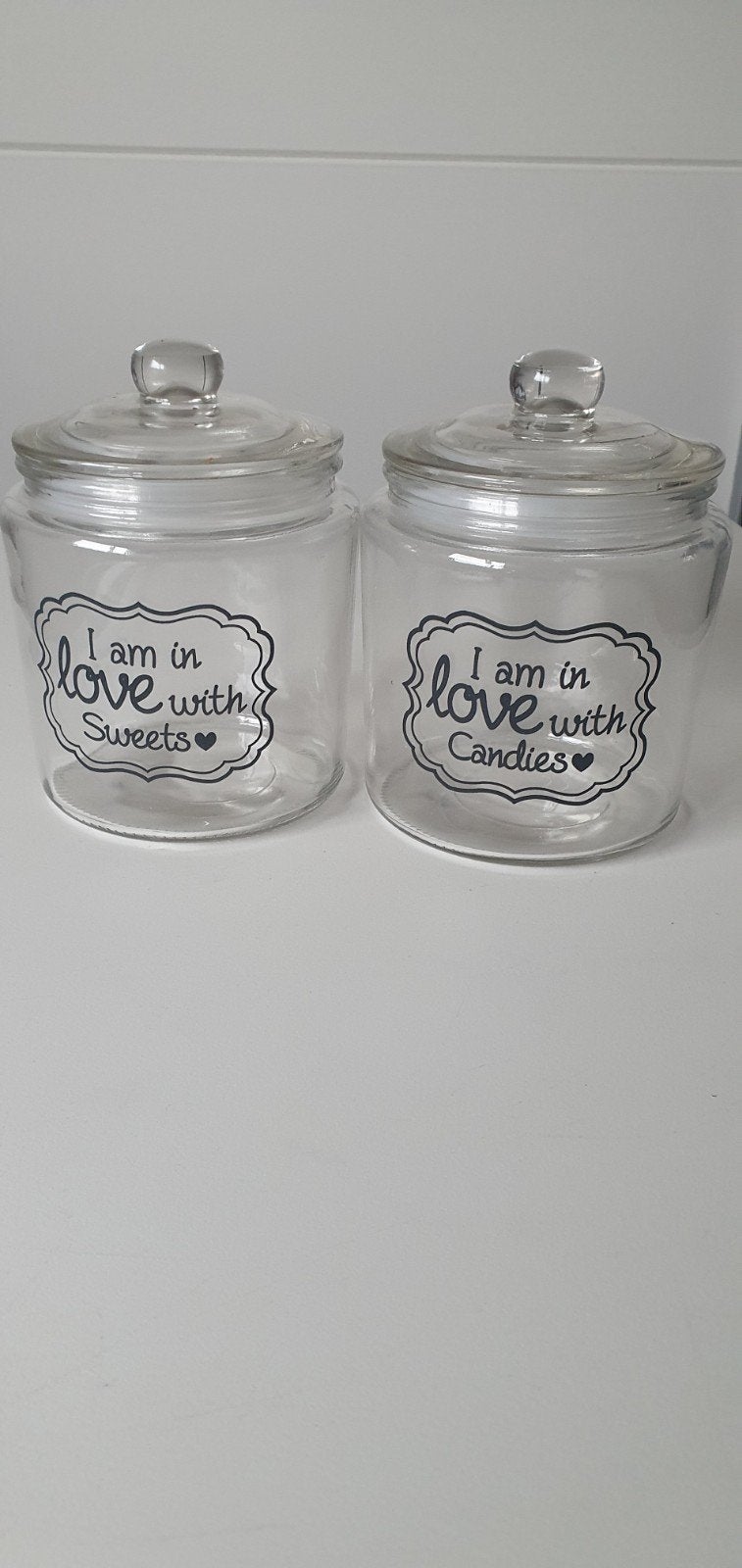Twee leuke snoeppotten..., Ophalen, Glas of Glazen, Overige merken, Overige stijlen