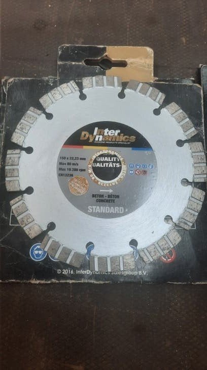 nieuwe diamant slijpschijven voor beton 150 mm, Doe-het-zelf en Verbouw, Ophalen of Verzenden
