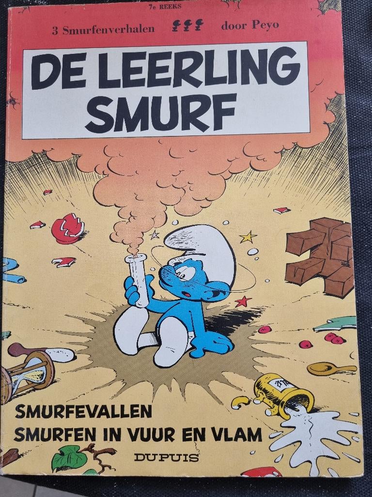 De leerling smurf, Verzamelen, Ophalen, Zo goed als nieuw, Verschillende Smurfen, Stripboek