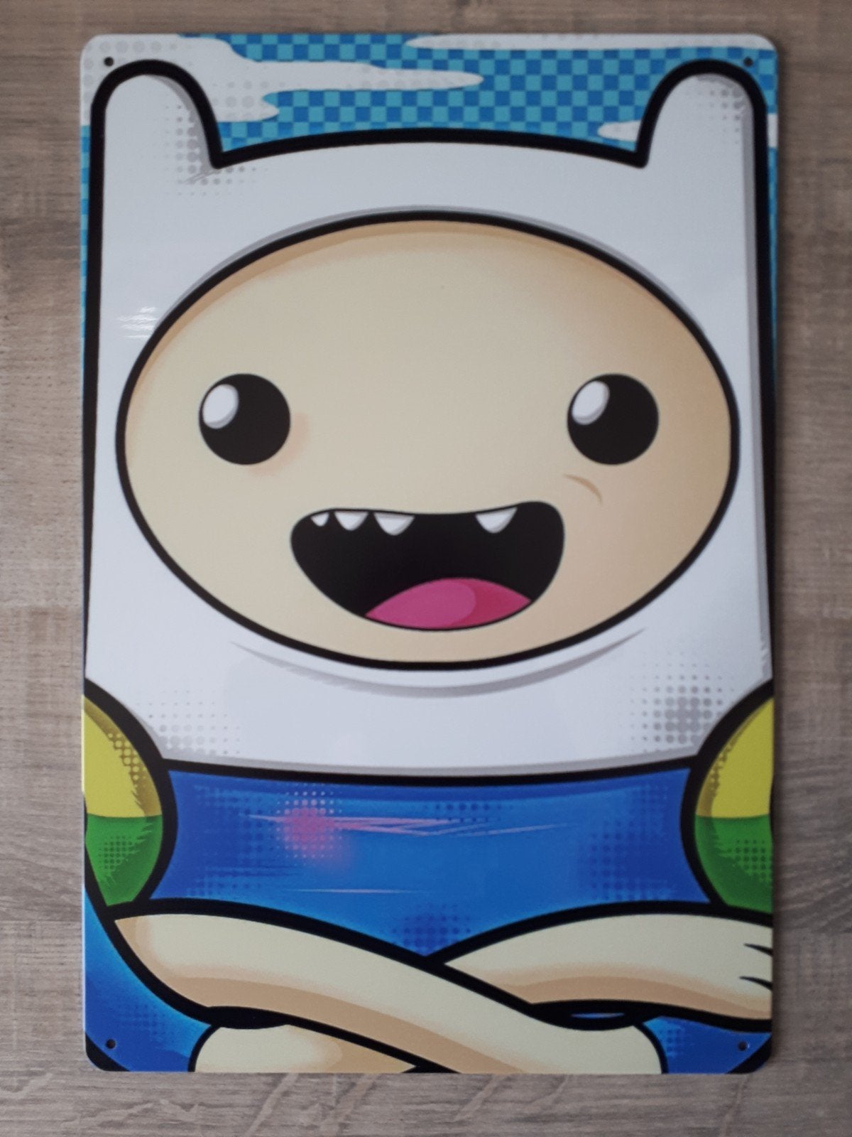 Finn Adventure Time 20x30 cm Metalen Reclamebord, Verzenden, Nieuw, Reclamebord