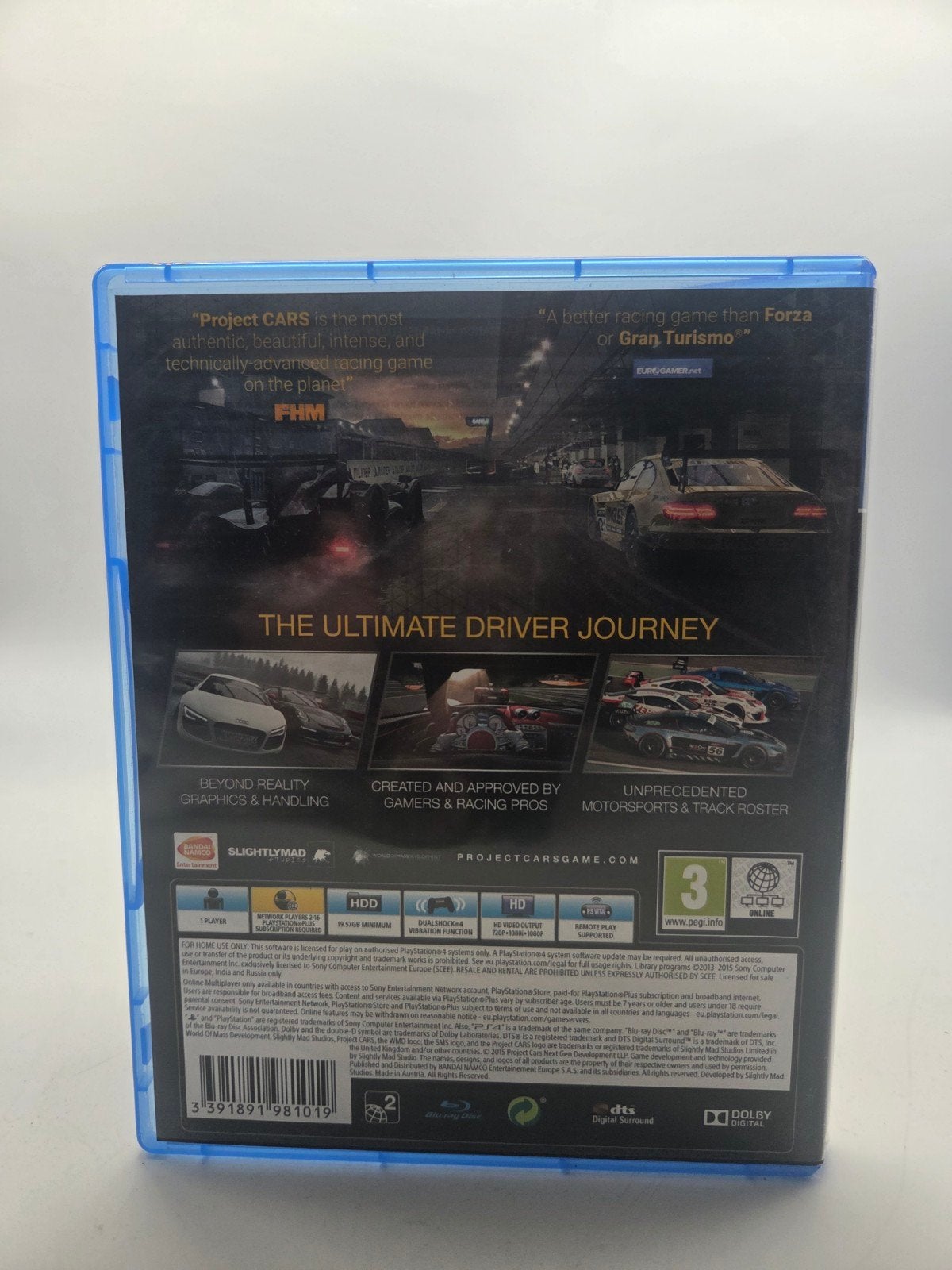Project Cars 3 PS4 - Racegame voor PlayStation 4, Spelcomputers en Games, Games | Sony PlayStation 4, Online, Support@bandainamcoent.eu