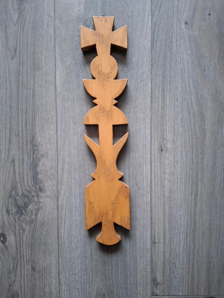 Twents gevelteken, 45 cm., Antiek en Kunst, Ophalen