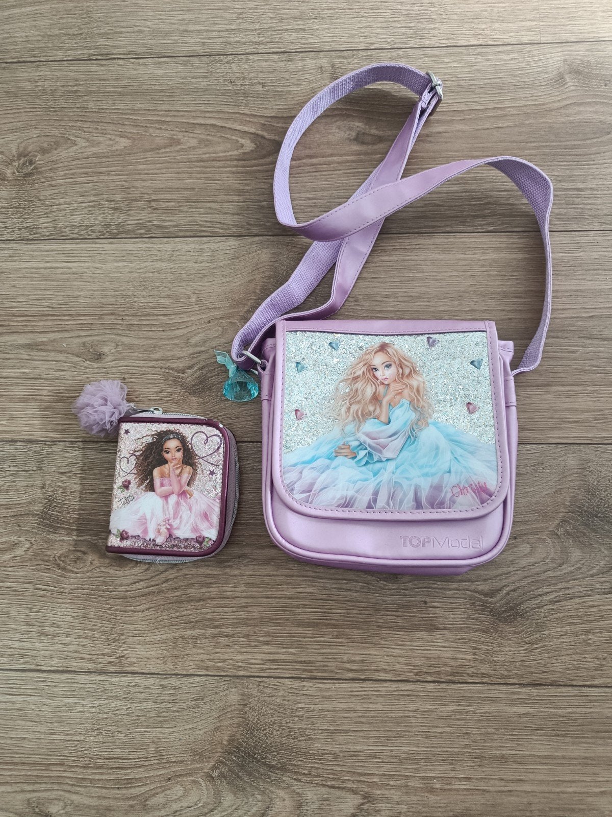 TOPModel Schoudertas en Portemonnee Set, Kinderen en Baby's, Kindermode-accessoires, Ophalen of Verzenden, Zo goed als nieuw, Top model