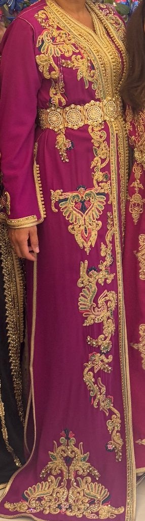 Marokkaanse jurk Takshita, Ophalen, Zo goed als nieuw, Blauw, Overige typen