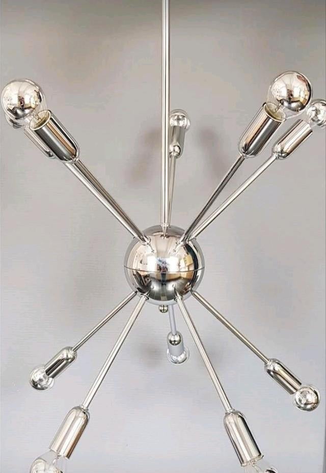 Space age Sputnik hanglamp Dulton design model 100-080, Ophalen of Verzenden, Gebruikt, Overige materialen, Sputnik Space age retro