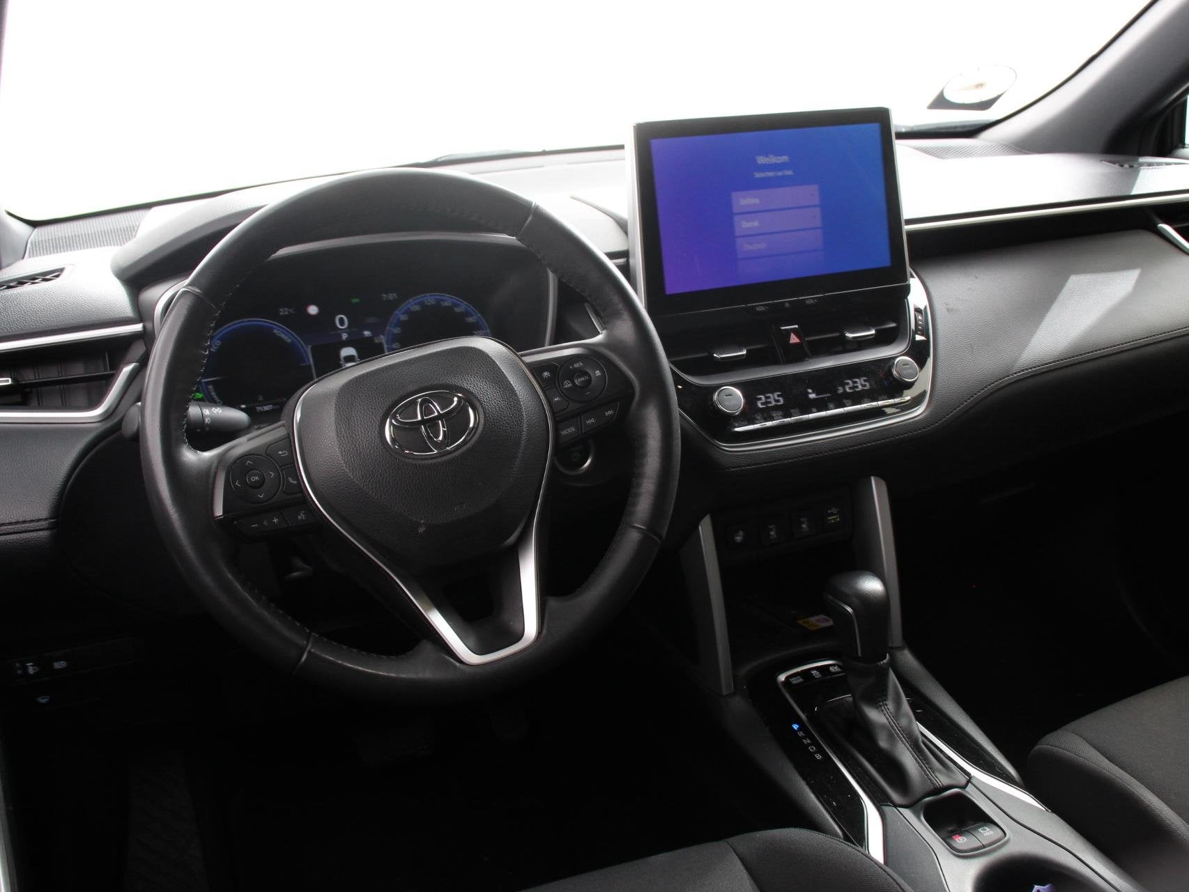 Toyota Corolla Cross Hybrid 200 Style Automaat Climate contr, Gebruikt, 4 cilinders, Leder en Stof, Bedrijf