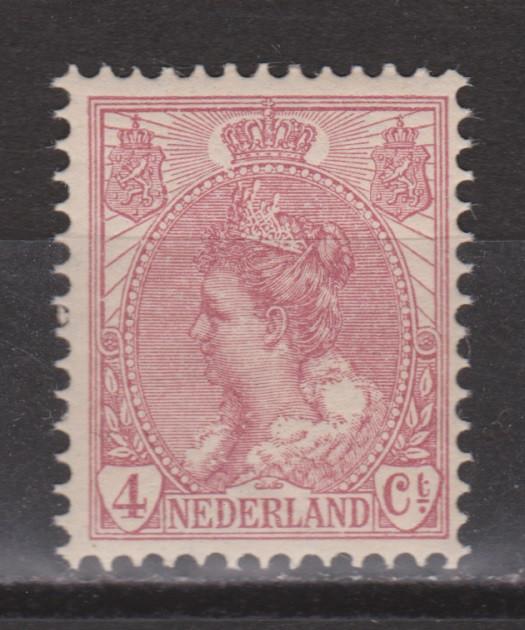 NVPH 58 Postfris Wilhelmina 1899 ; OUD NEDERLAND per stuk, Ophalen of Verzenden, T/m 1940, Postfris