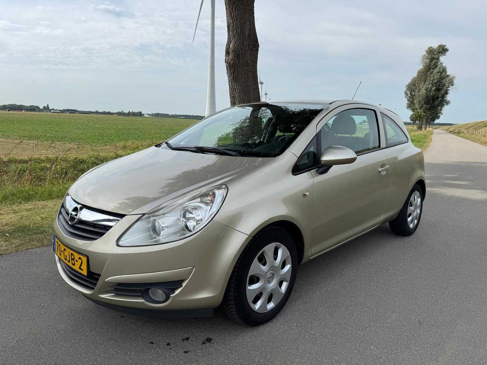 Opel Corsa 1.2-16V Enjoy, 70-GJB-2, Voorwielaandrijving, 450 kg, 1229 cc, Beige