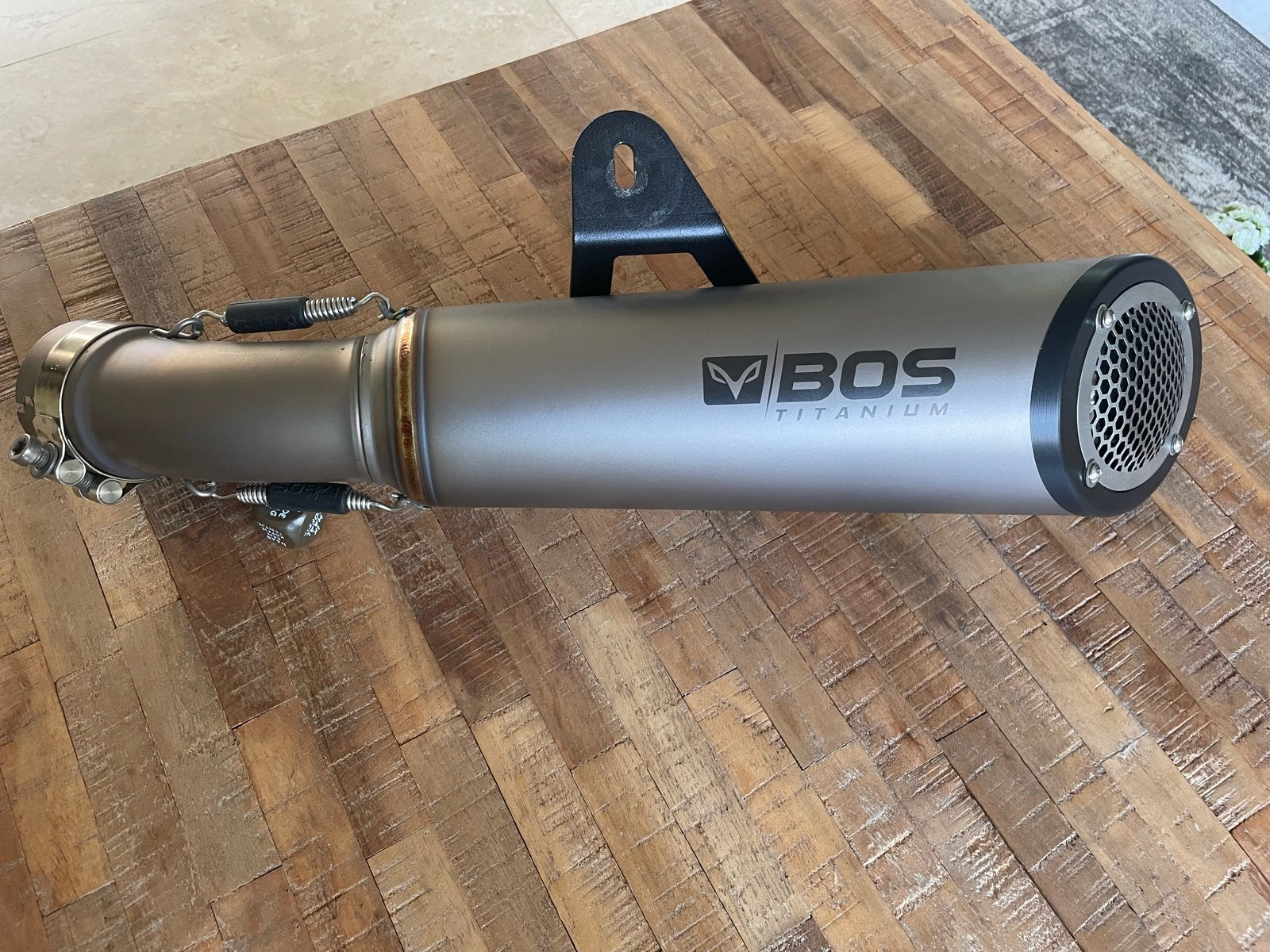 Bos Titanium Demper voor BMW R9T - Zo goed als nieuw, Motoren, Ophalen of Verzenden, Gebruikt