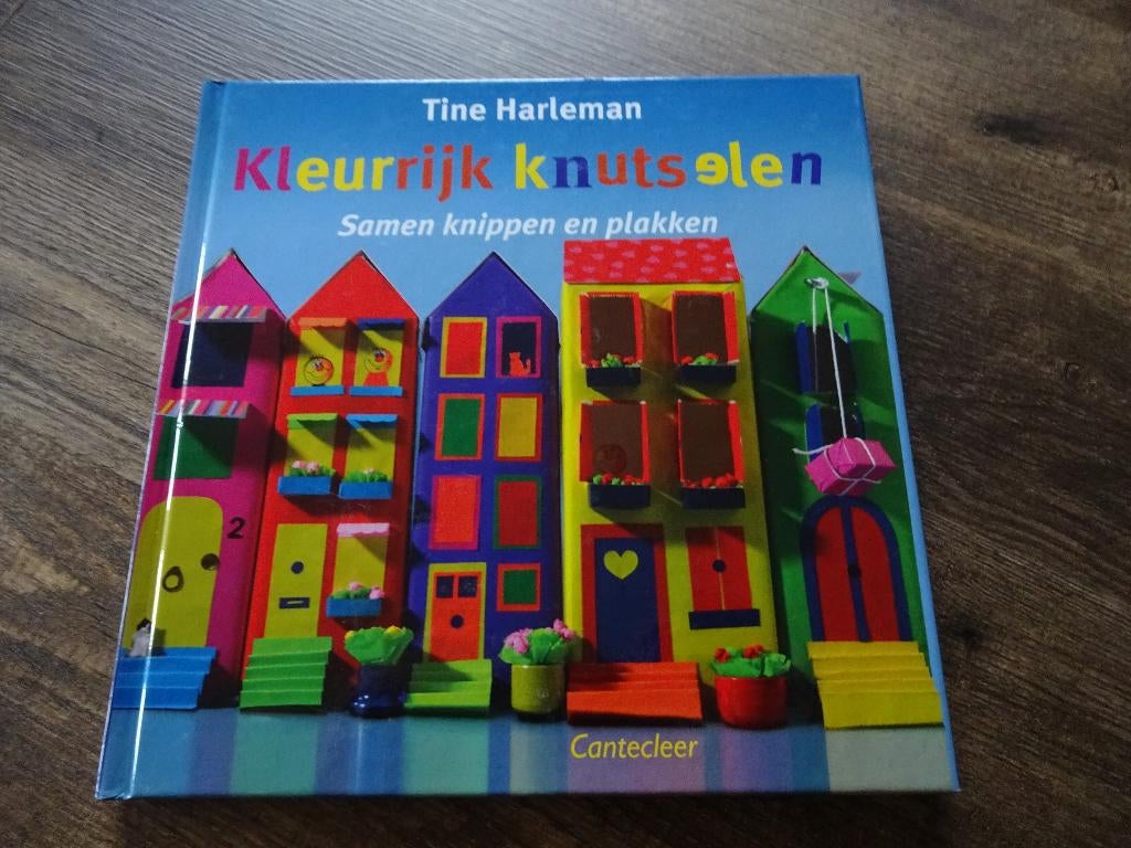 Kleurrijk knutselen, Tine Harleman, i.z.g.st., Ophalen of Verzenden, Zo goed als nieuw, Knutselboek
