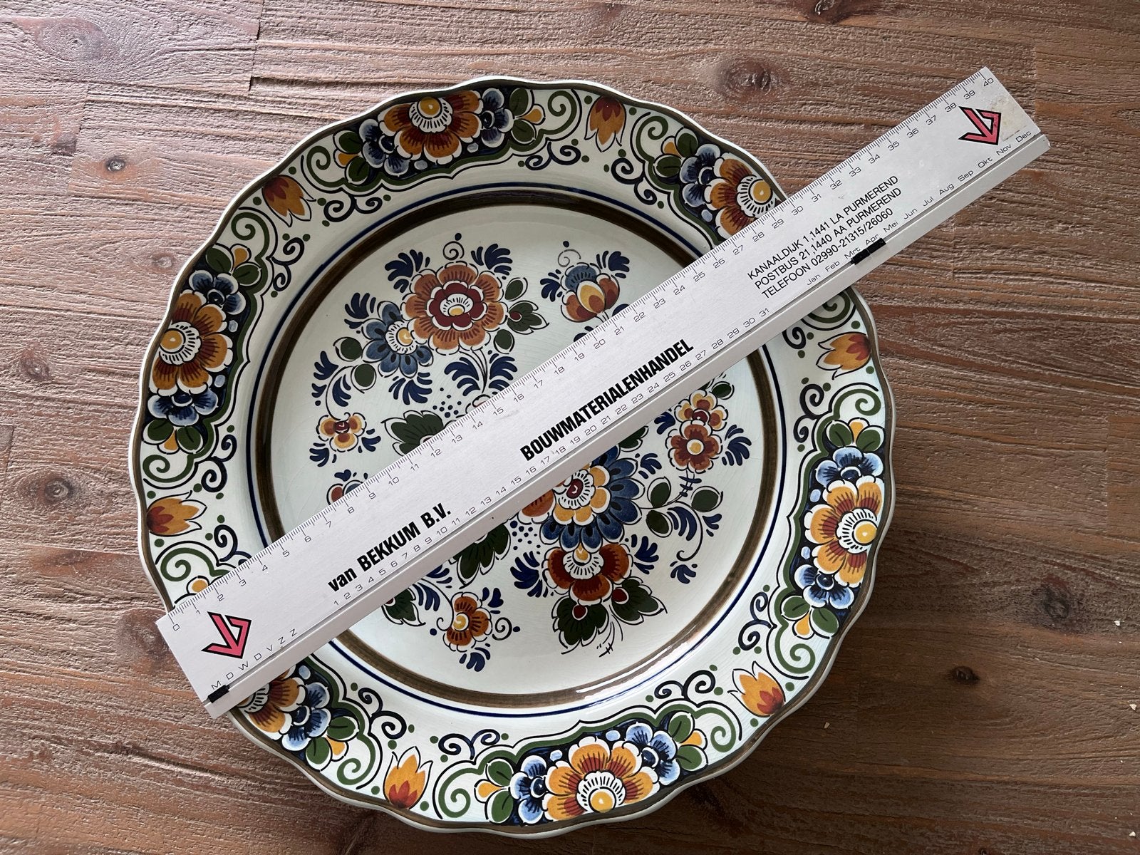 Prachtig Delfts Polychroom Aardewerk Set - Handwerk, Antiek en Kunst, Ophalen