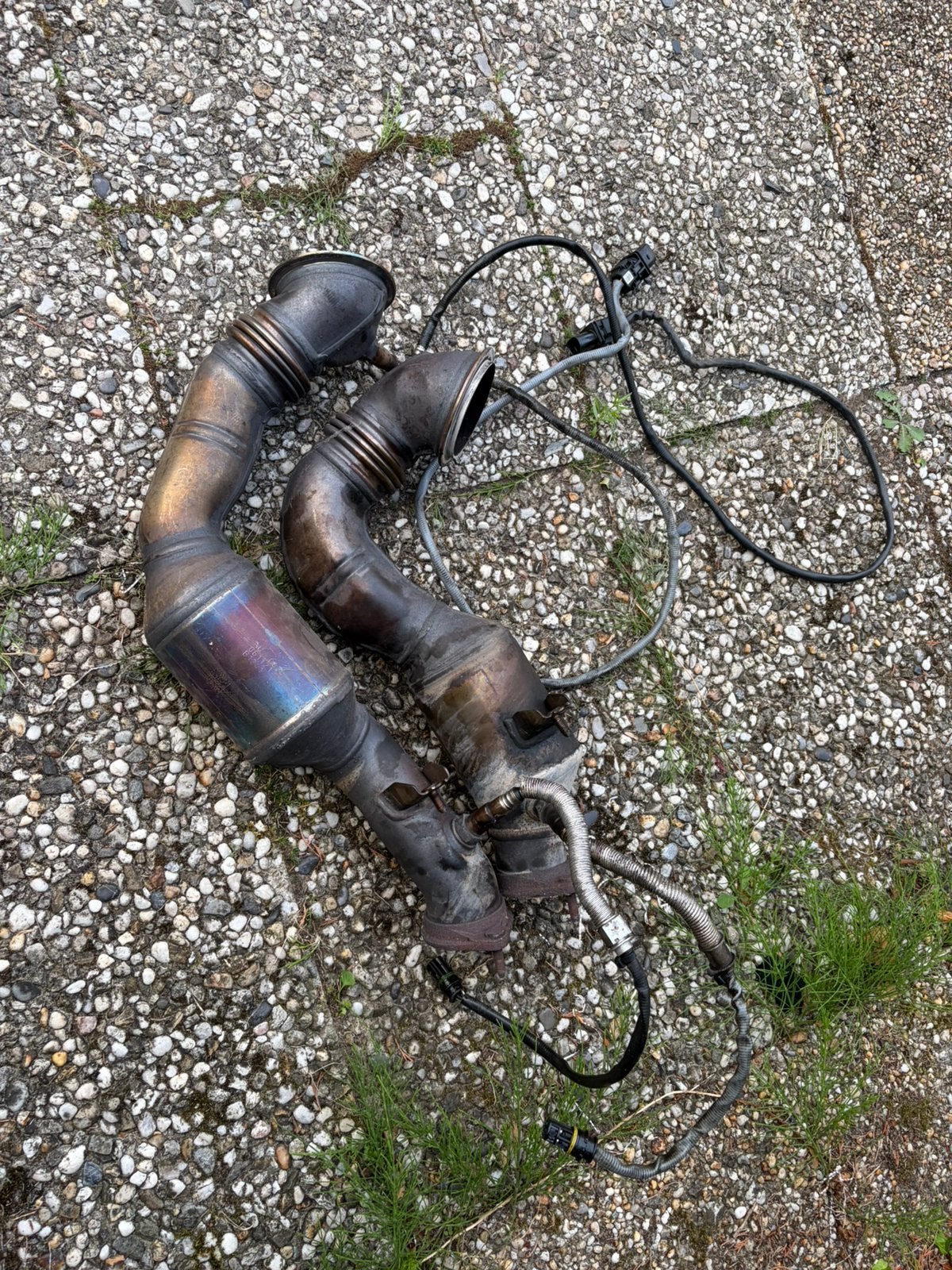 BMW N54 335i downpipes katalysatoren, Ophalen of Verzenden, Gebruikt, BMW