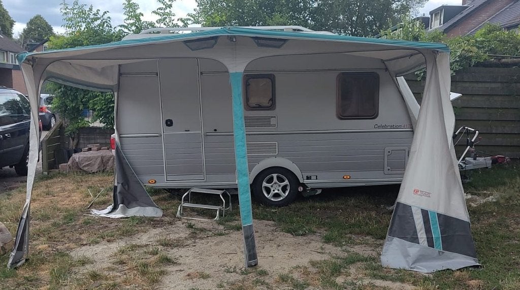 Voortent voor Kip caravan 41TDB, Ophalen, Gebruikt